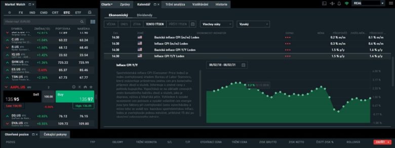 xStation od XTB statistiky