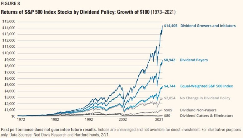 výnosy akcií dle dividendové politiky