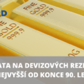 Podíl zlata na devizových rezervách