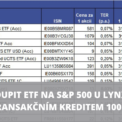 ETF na S&P 500 LYNX Broker