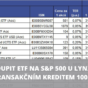 ETF na S&P 500 LYNX Broker