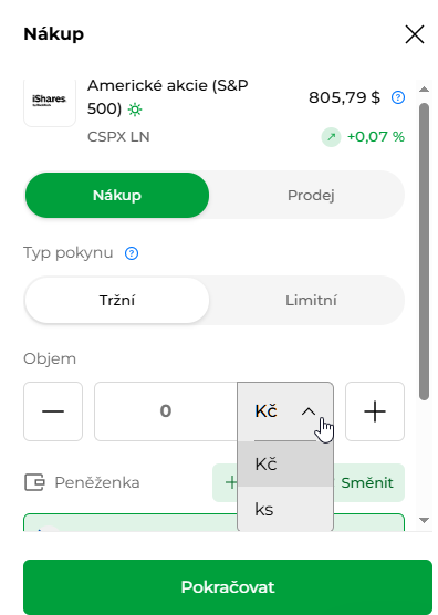 20260626 Portu Brokerage ETF nákup